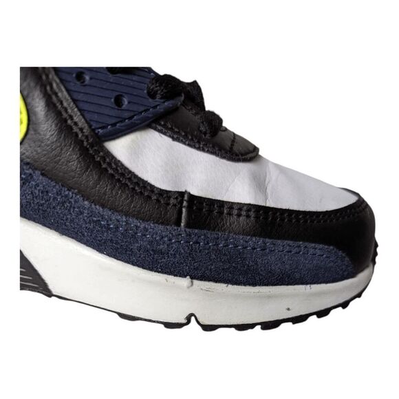 NIKE Air Max 90 "Midnight Navy Bolt" Running Shoes Size 6.5Y/W8 - Picture 11 of 12